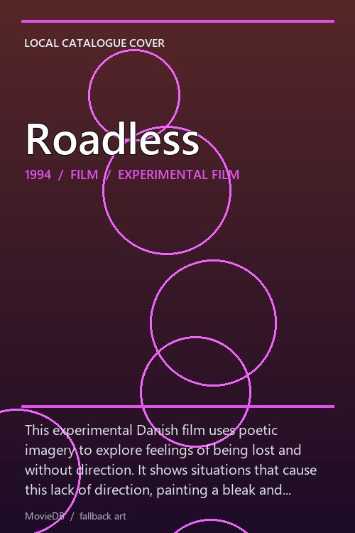 Roadless poster