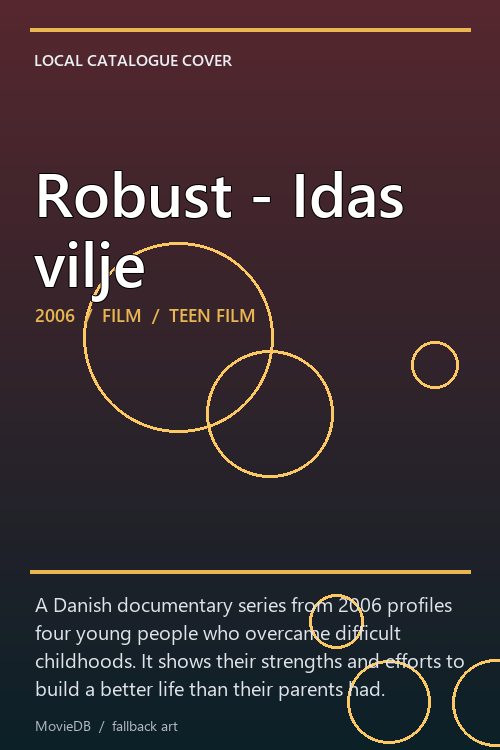 Robust - Idas vilje poster