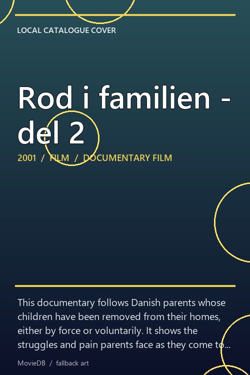 Rod i familien - del 2 poster