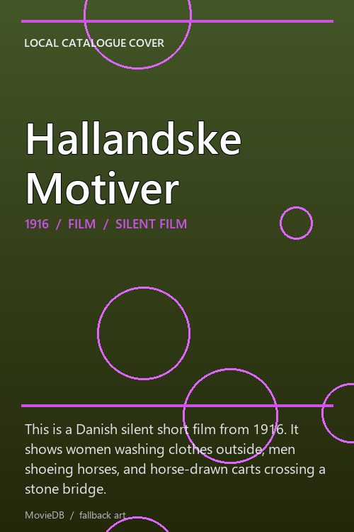 Hallandske Motiver poster
