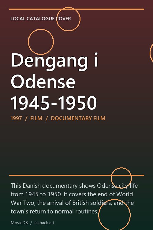 Dengang i Odense 1945-1950 poster