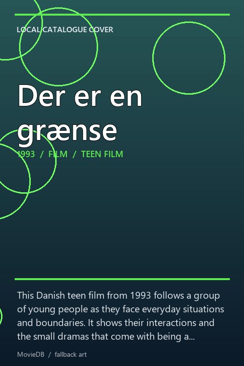 Der er en grænse poster