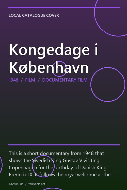 Kongedage i København poster