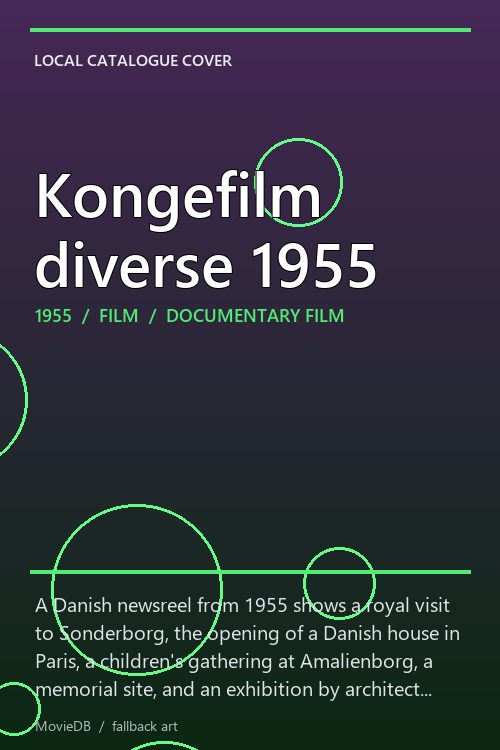 Kongefilm diverse 1955 poster