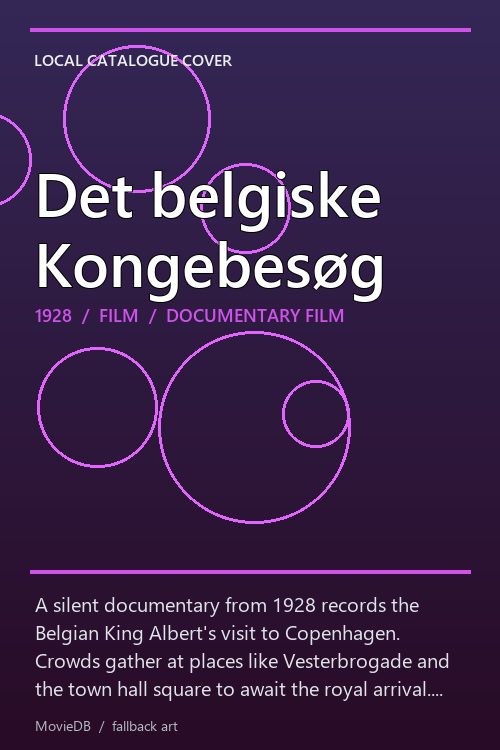 Det belgiske Kongebesøg poster