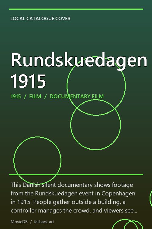 Rundskuedagen 1915 poster