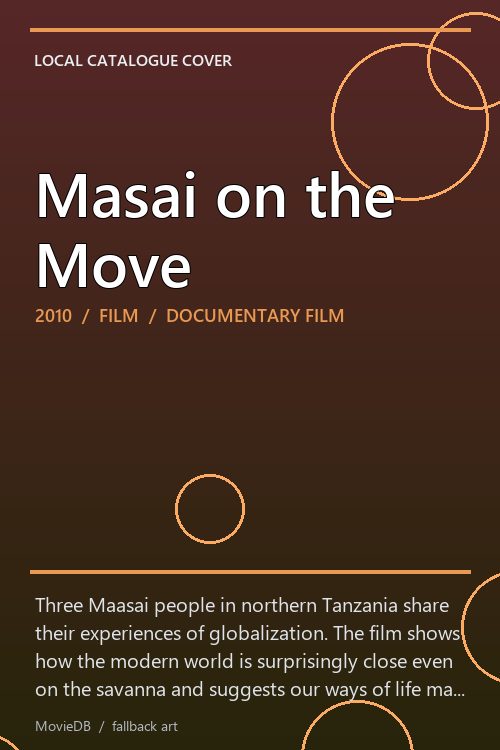 Masai on the Move poster