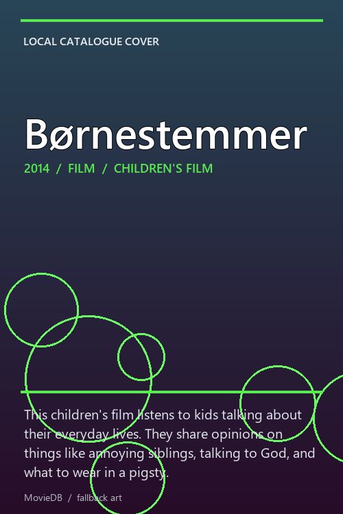 Børnestemmer poster