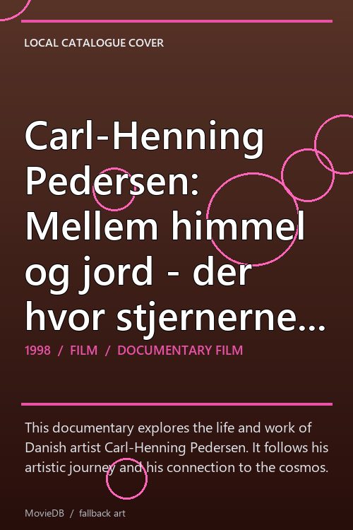 Carl-Henning Pedersen: Mellem himmel og jord - der hvor stjernerne bor poster