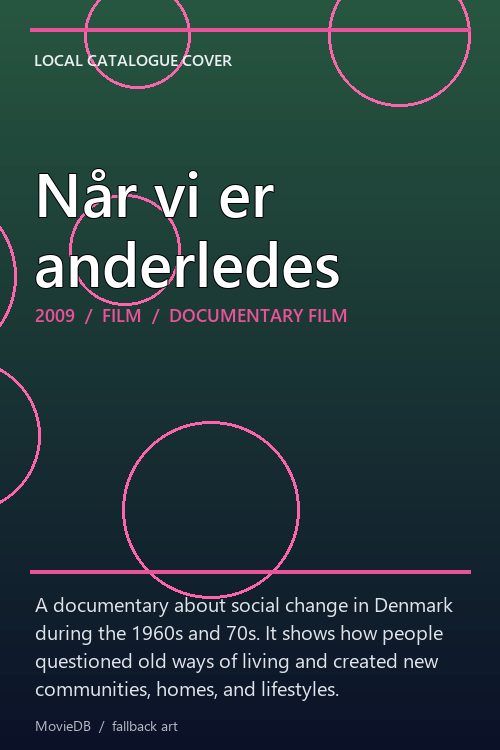 Når vi er anderledes poster