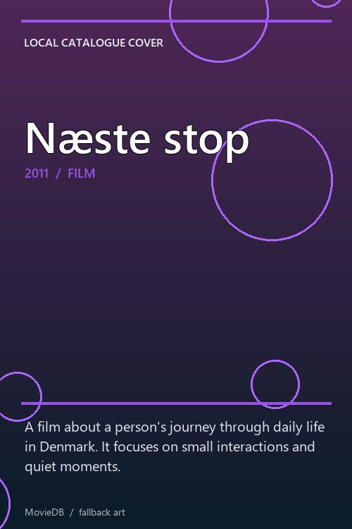 Næste stop poster