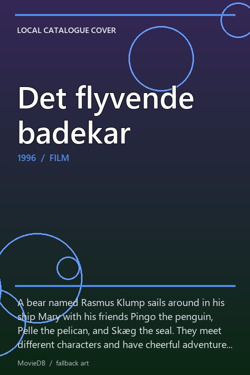 Det flyvende badekar poster