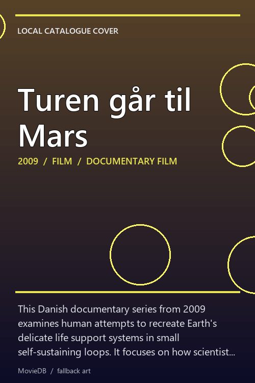 Turen går til Mars poster