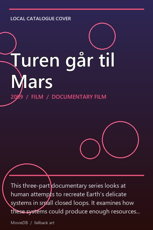 Turen går til Mars poster