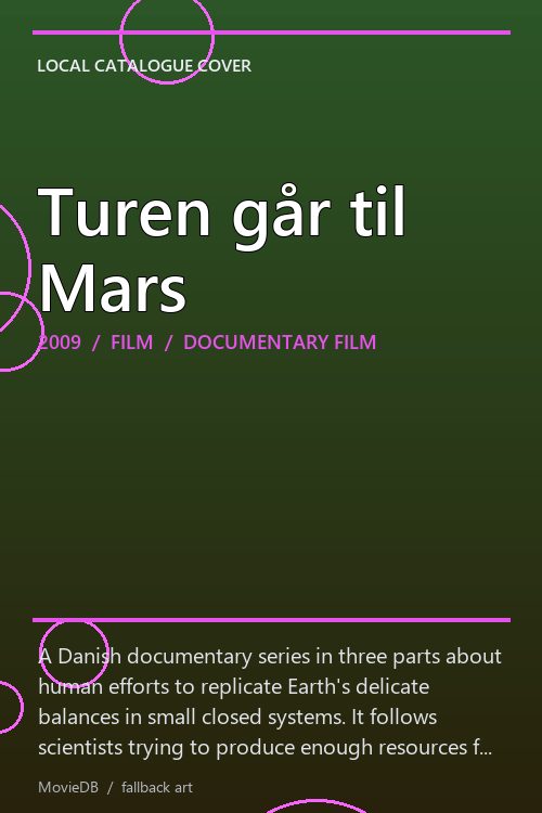 Turen går til Mars poster