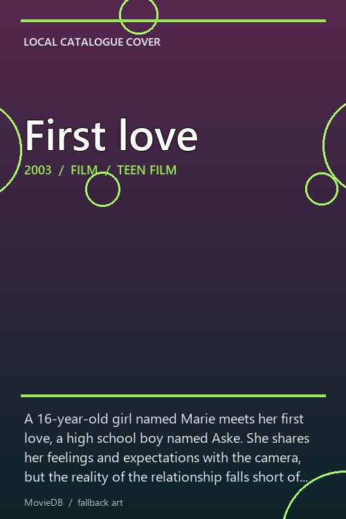 First love poster