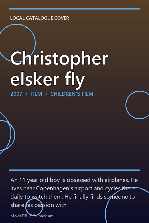 Christopher elsker fly poster