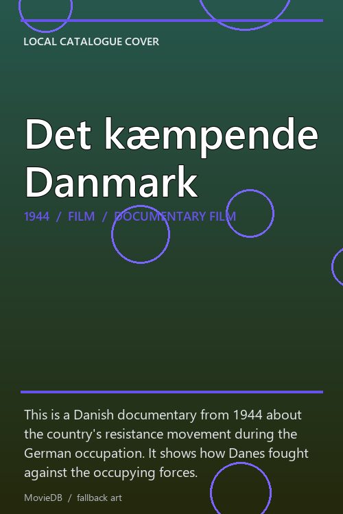 Det kæmpende Danmark poster
