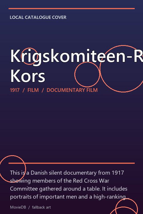 Krigskomiteen-Røde Kors poster