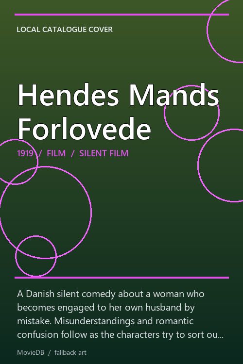 Hendes Mands Forlovede poster