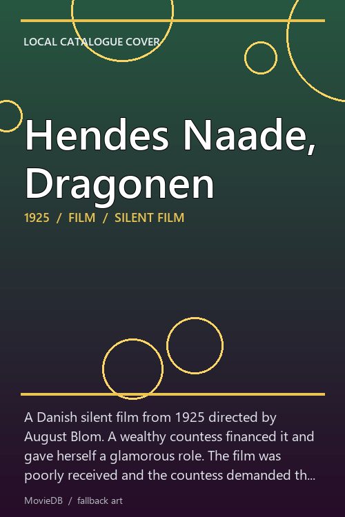 Hendes Naade, Dragonen poster
