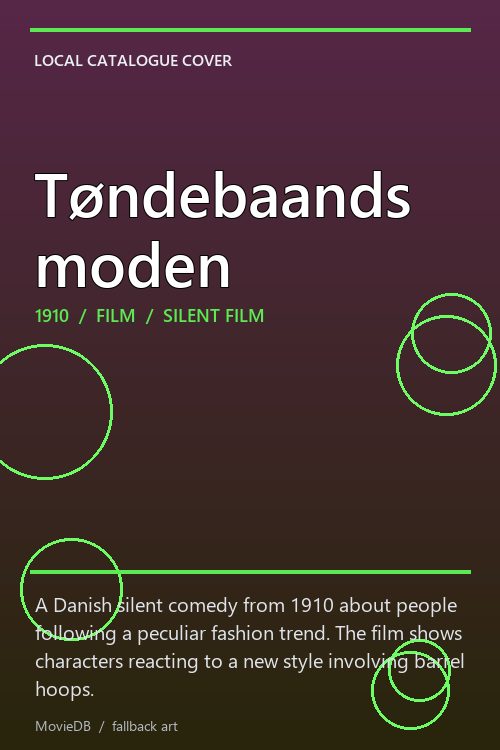 Tøndebaandsmoden poster