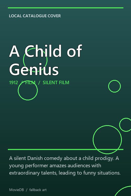 A Child of Genius poster
