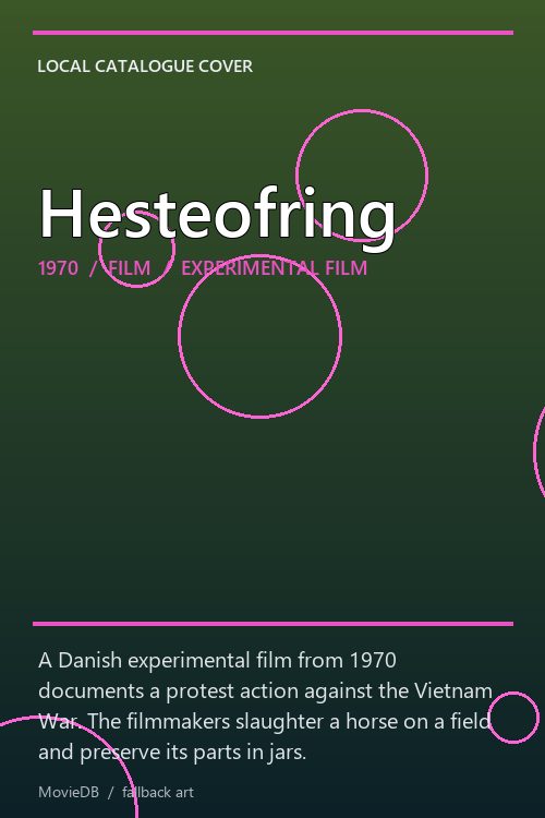 Hesteofring poster