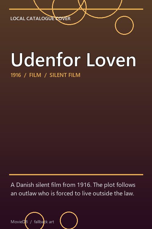 Udenfor Loven poster