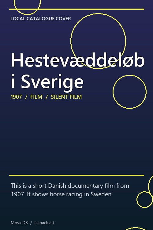 Hestevæddeløb i Sverige poster