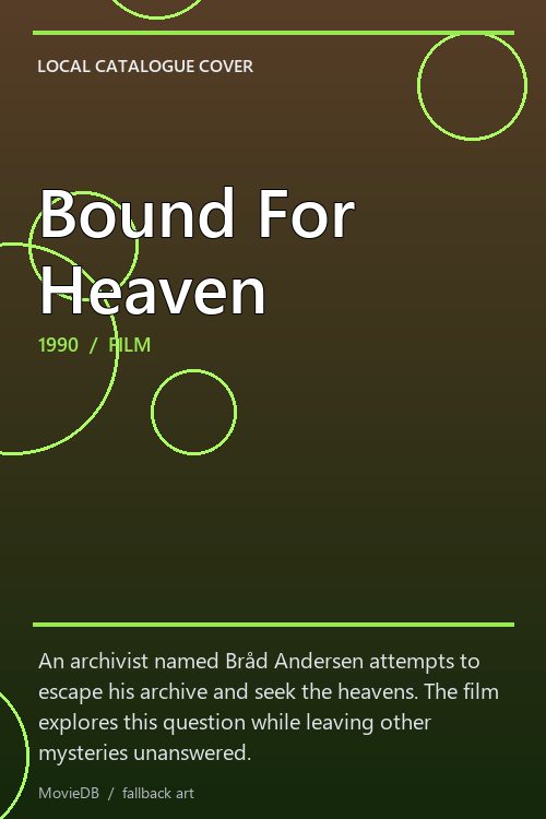 Bound For Heaven poster