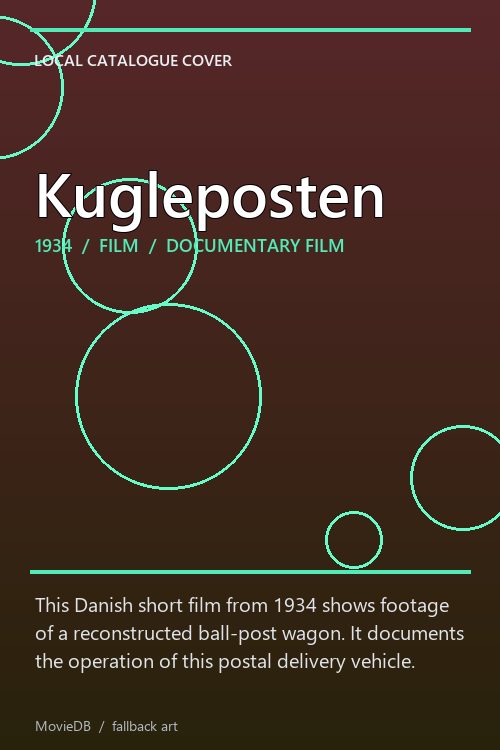 Kugleposten poster