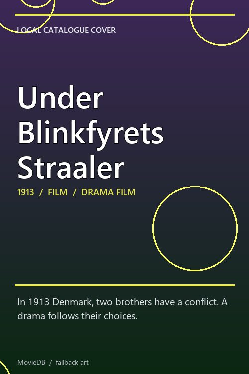 Under Blinkfyrets Straaler poster