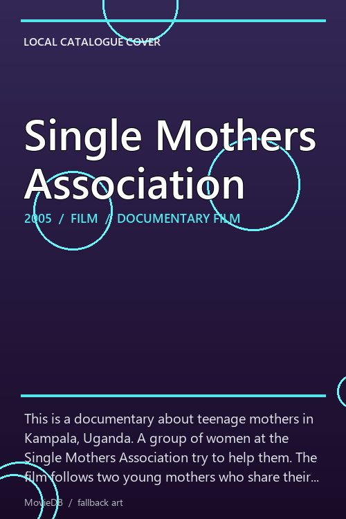 Single Mothers Association poster