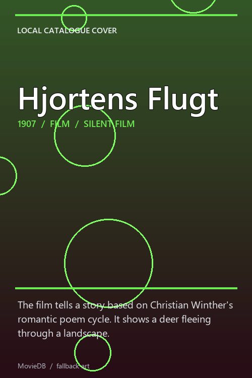 Hjortens Flugt poster