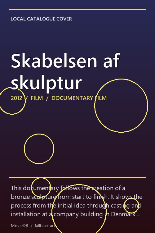 Skabelsen af skulptur poster