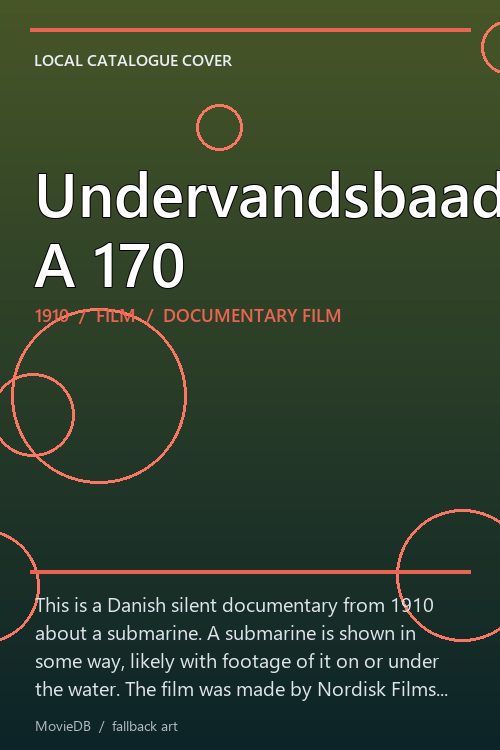 Undervandsbaaden A 170 poster