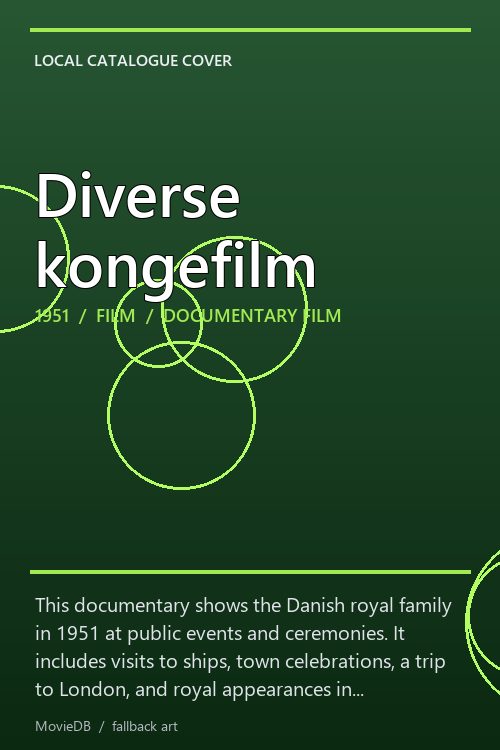 Diverse kongefilm poster