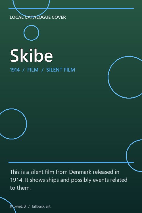 Skibe poster