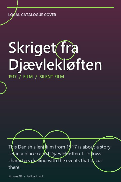 Skriget fra Djævlekløften poster