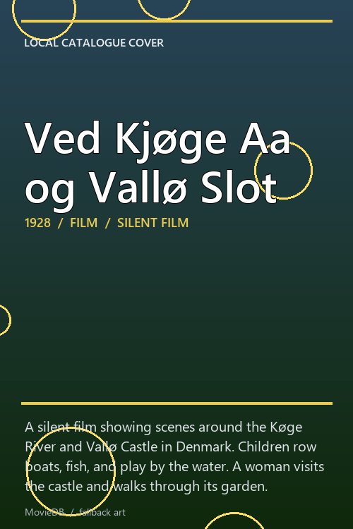 Ved Kjøge Aa og Vallø Slot poster