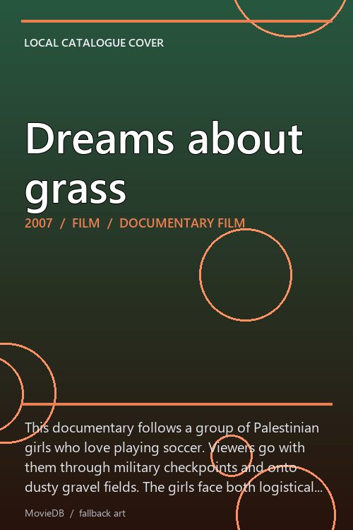 Dreams about grass poster