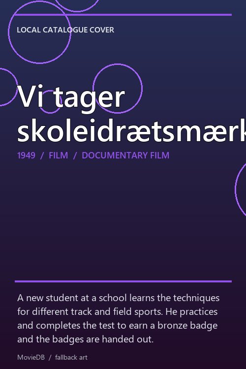 Vi tager skoleidrætsmærket poster