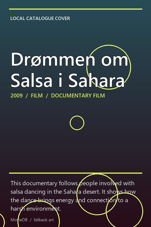Drømmen om Salsa i Sahara poster