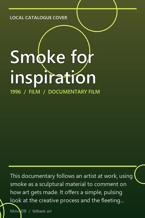 Smoke for inspiration poster