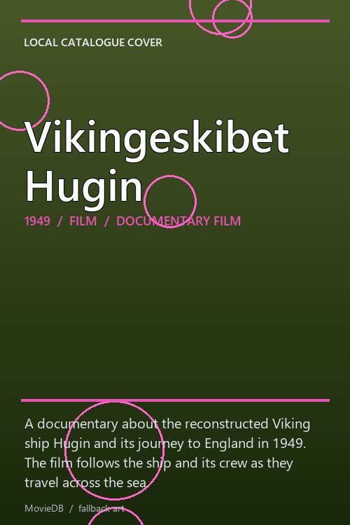 Vikingeskibet Hugin poster