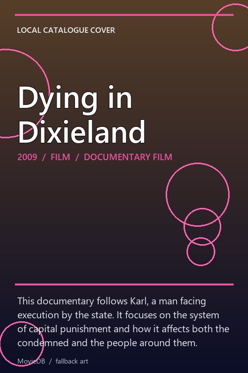 Dying in Dixieland poster