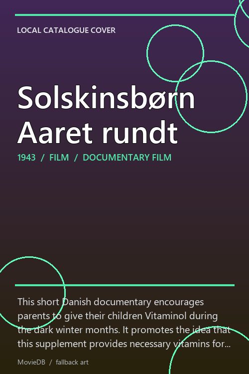 Solskinsbørn Aaret rundt poster