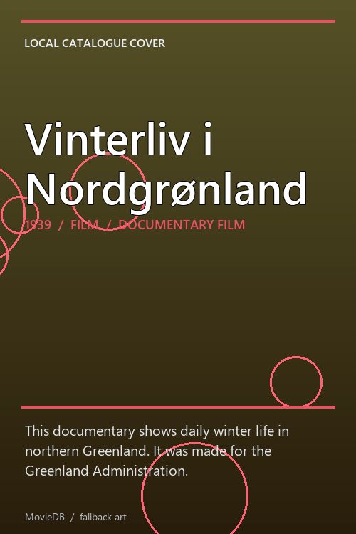 Vinterliv i Nordgrønland poster