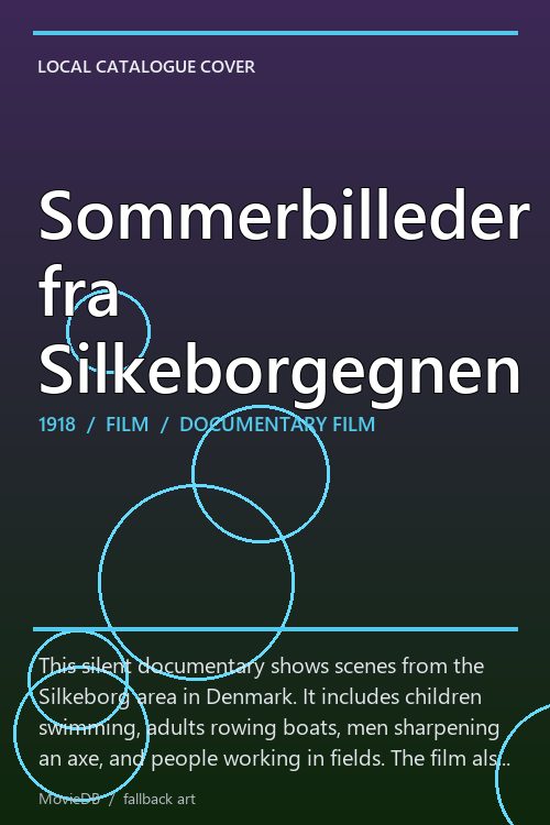 Sommerbilleder fra Silkeborgegnen poster